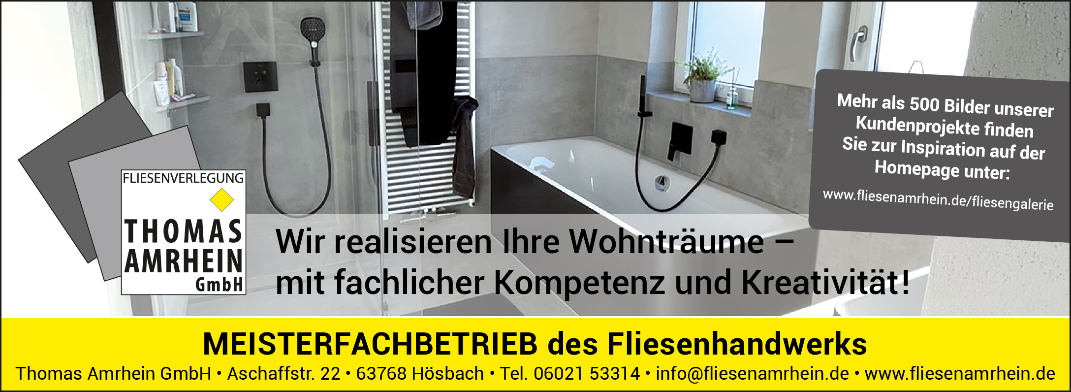 Thomas Amrhein • Meisterfachbetrieb des Fliesenlegerhandwerks